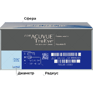 3 1-Day Acuvue TruEye 180