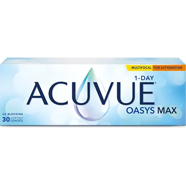 Acuvue Oasys MAX 1-Day Multifocal for Astigmatism, 30 линз