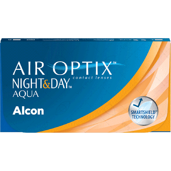 Air Optix Night & Day Aqua, 3 линзы