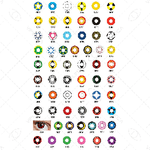 2 Eye Free Colors Crazy