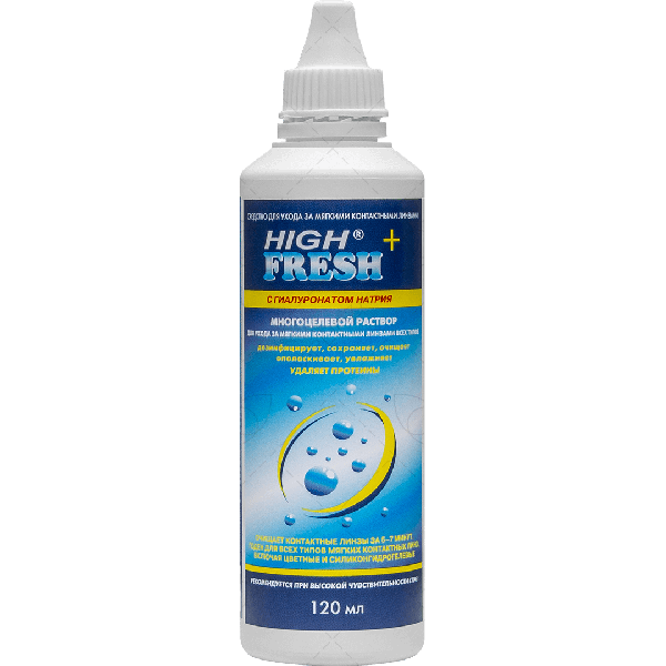 High Fresh+ с гиалуронатом натрия 120 мл