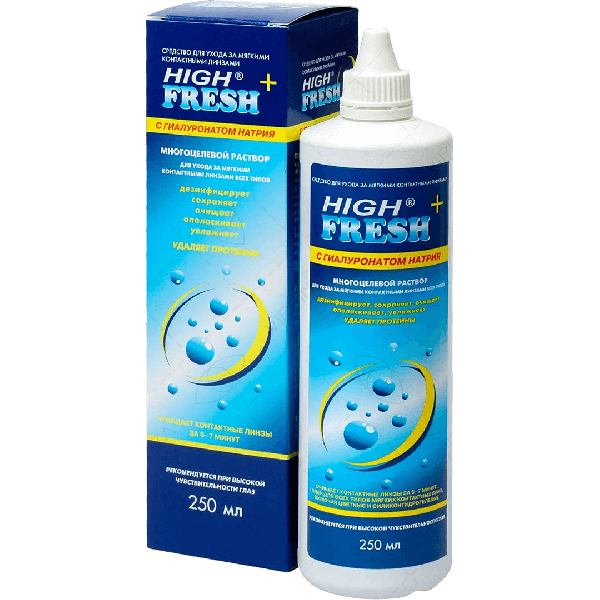 High Fresh+ с гиалуронатом натрия 250 мл