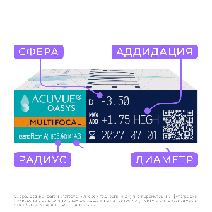 3 Acuvue Oasys Multifocal