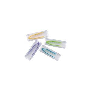 2 Пинцет цветной 6 см в футляре