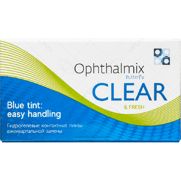 Офтальмикс Butterfly Clear, 4 линзы